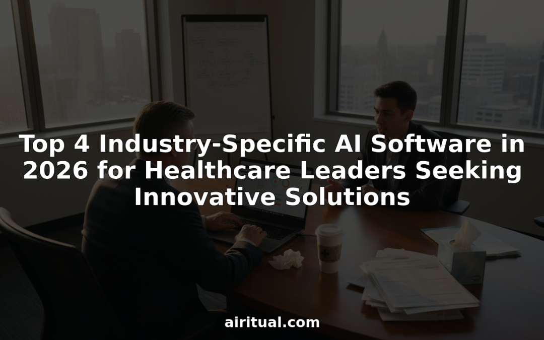 Top 4 Industry-Specific AI Software in 2026 for Healthcare Leaders Seeking Innovative Solutions